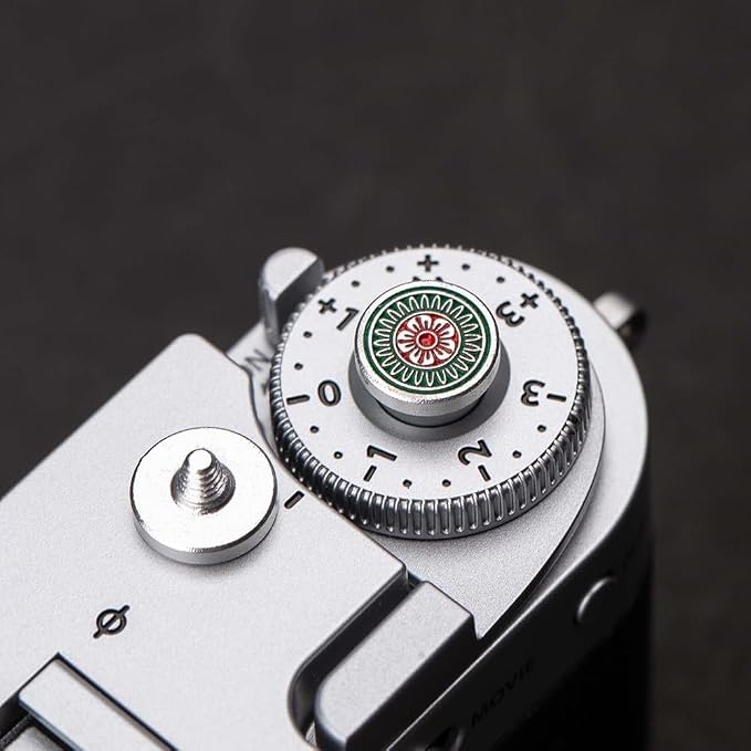 Chinese Mahjong Camera Shutter Button and Camera hot Shoe Cover, Suitable for Fuji XE3/XE4/XT100/XT200/XT20/XT30/XT4/XT5/XPRO2/XPRO3/Nikon ZF (Chinese Mahjong Shutter Button and hot Shoe Cover) - Image 4