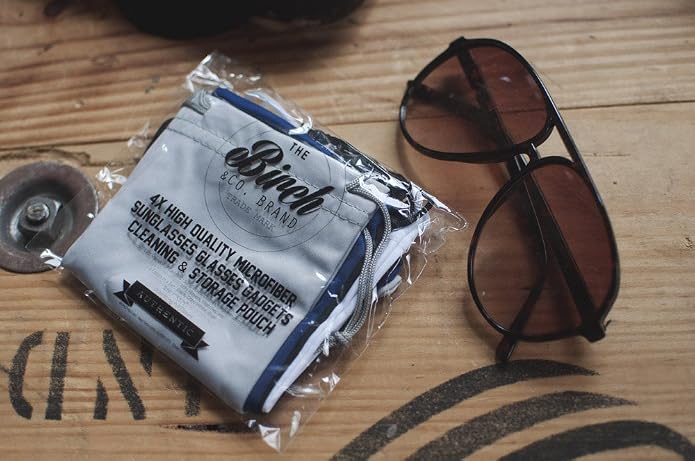 THE BIRCH & CO. BRAND 4X Microfiber Sunglasses Glasses Gadgets Cleaning & Storage Pouch - Image 4