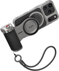 TELESIN Zoom Master Grip Universal for iPhone/MagSafe Wireless Charging | Magnetic Phone Camera Grips Kit Built-in 3200mAh Battery - DSLR Style Handle Holder -【Graphene Case Only For iPhone 17 Pro】 by telesin