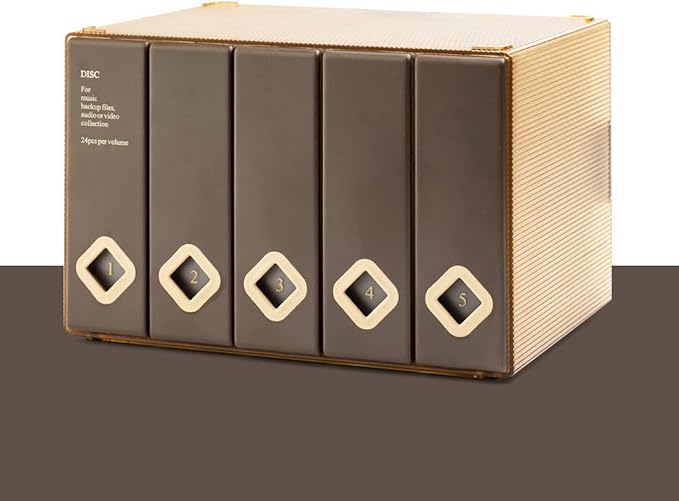 CD Case, 120 Capacity CD/DVD Case Holders Wallet Hard Plastic DVD Disc Case | DVD storage case,DVD Disc Cases Storage Binder for Car,Home,Office,Travel by Unknown