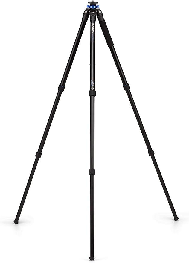 Benro Mach3 Aluminum Series 3 Long Tripod, 3 Section, Twist Lock Legs, 70.5" Maximum Height, 35.3 Load Capacity- Black (TMA37AL) by Benro