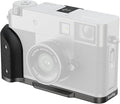 SmallRig X Half L-Shaped Grip for FUJIFILM X Half Camera, Built-in Quick Release Plate for Arca, Lightweight Ergonomic Silicone Handle with Hot Shoe Cover (Charcoal Silver) - 5217 by SmallRig