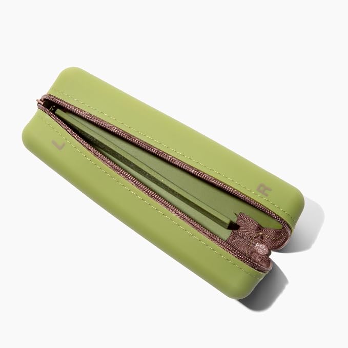 Daily Contact Lens Travel Case, R&L Labels, 30-Lens Holder (Olive Green) - Image 2