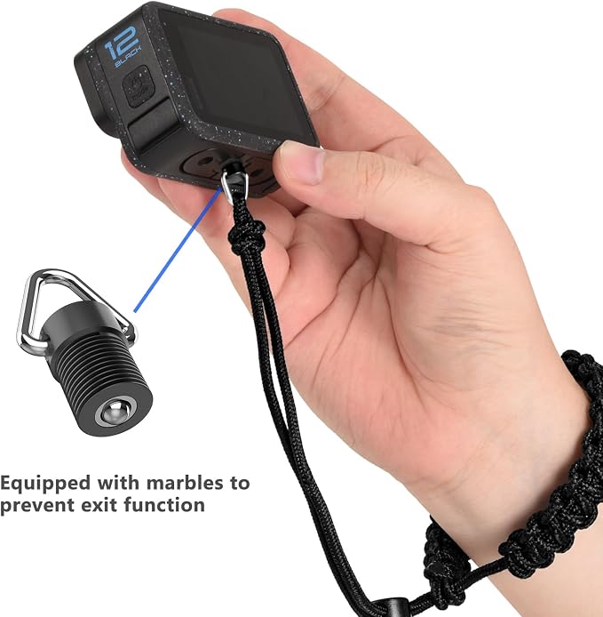 Camera Wrist Strap, Adjustable Anti-Drop Nylon Hand Rope with 1/4-20 Screw for GOPRO Insta360 DJI - Image 2