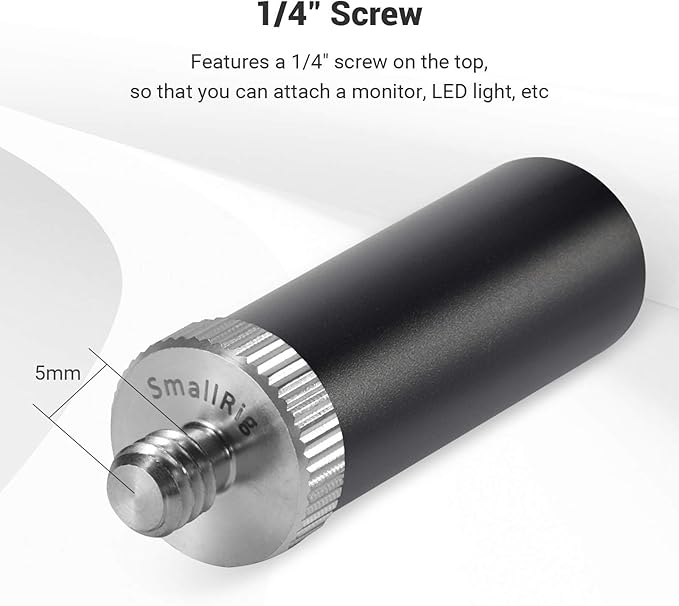 SmallRig Standard 15mm Micro Rod, 1.5'' Long, with 1/4 Male Female Thread | for Clamp Mount - 915 - Image 2