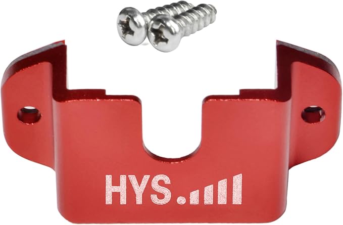 HYS Universal Ham CB Radio and Mic Hanger Holder Mounting Kit with Screws | Compact single-side bracket — minimal dashboard footprint, lightweight yet rugged, fits car truck SUV taxi boat by HYS
