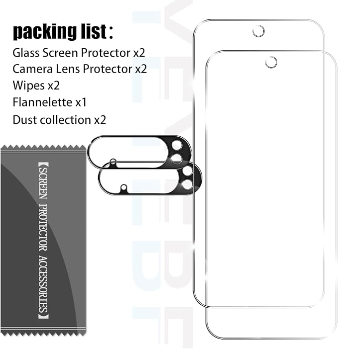 Screen Protector for Google Pixel 10 Pro, [2+2 Pack] Tempered Glass & Camera Lens Protectors[Ultrasonic Fingerprint Unlock] [Case Friendly] [Bubble-Free] Screen Protector Glass For Pixel 10 Pro - Image 7