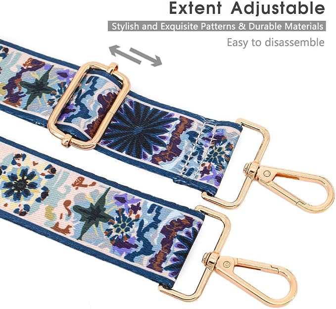Replacement Purse Strap Shoulder Strap Adjustable Crossbody Strap for Women Crossbody Wide Shoulder Bag - Image 4
