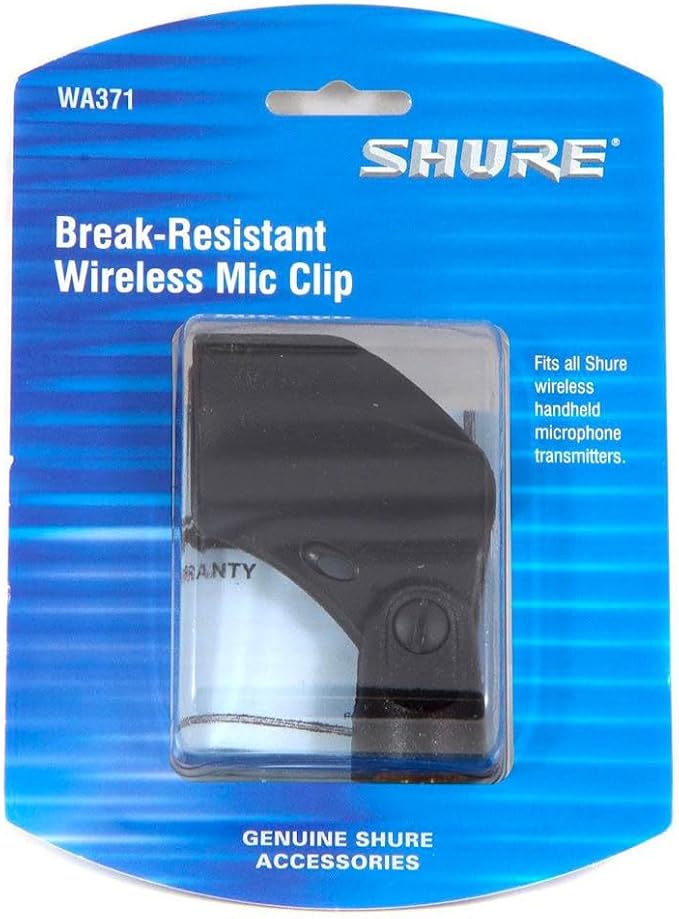 Shure WA371 Microphone Clip for Wireless Handheld Transmitters | Replacement mic clip that securely holds all Shure wireless handheld transmitters on a standard mic stand - Image 4