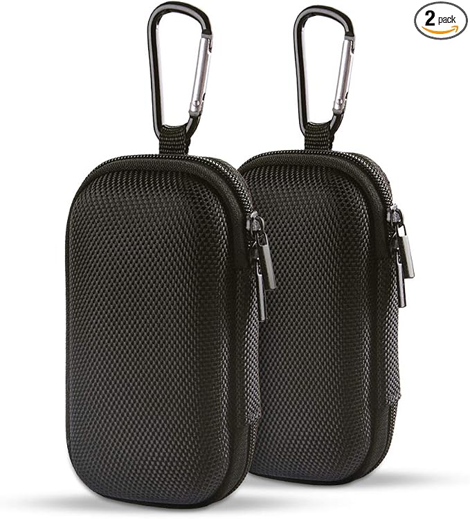 Durable MP3 Player Case, USB Flash Drive Case Bag Portable Storage Case | EVA Shockproof Hard Carrying Travel Case Bag SD Memory Cards Cable Organizer for Headset USB Cable and Electronic Accessories by HOOTEK