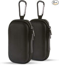 Durable MP3 Player Case, USB Flash Drive Case Bag Portable Storage Case | EVA Shockproof Hard Carrying Travel Case Bag SD Memory Cards Cable Organizer for Headset USB Cable and Electronic Accessories by HOOTEK