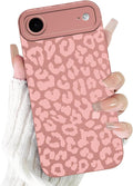 Cute Pink Cheetah Print Phone Case for iPhone Air 6.5" | Aesthetic Leopard Pattern Design Cover Full Camera Lens Protective Shockproof Soft Slim TPU Funda for Women Girls by Unknown