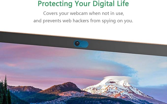 CloudValley Laptop Camera Cover Slide, Metal 0.023 Inch Ultra-Thin, 2 Pack | Webcam Cover for MacBook Pro / Air, Laptop, iMac, iPad, iPhone 8/7, PC Accessories, Privacy Web Camera Protection, Blue - Image 4