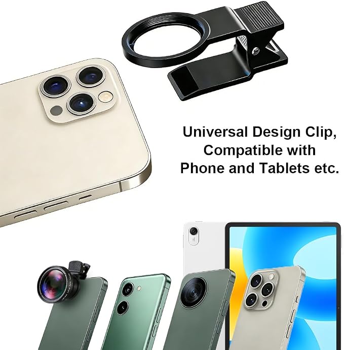 3-in-1 Macro & Wide Angle Lens for iPhone with CPL Filter | 12.5X Macro Detail, 0.45X Wide Angle, Circular Polarizer, 47–52mm Adapter Ring, Versatile Photography Setup - Image 8