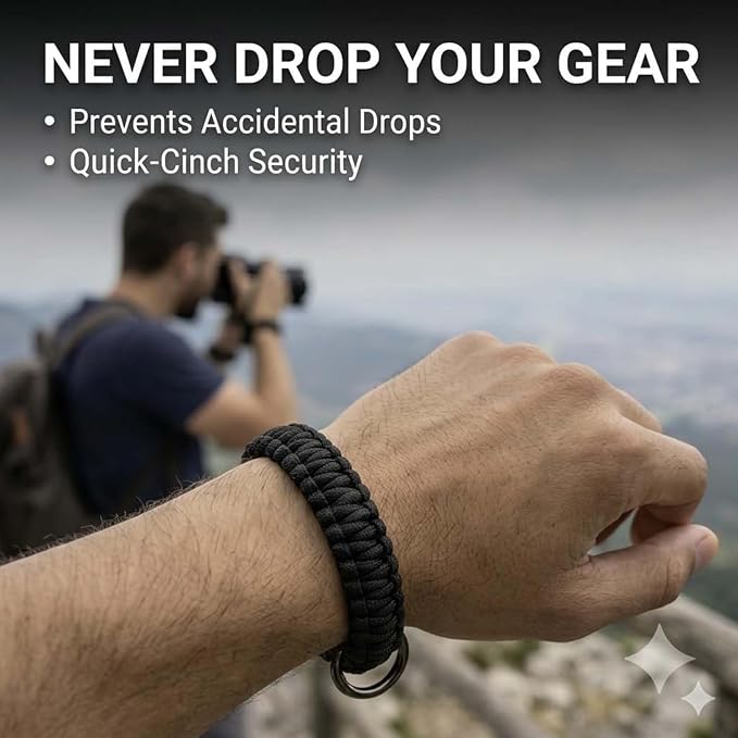 Camera Wrist Strap for Mirrorless Cameras, Quick Release Camera Wrist Strap, Camera Hand Strap with Safer Connector - Image 9