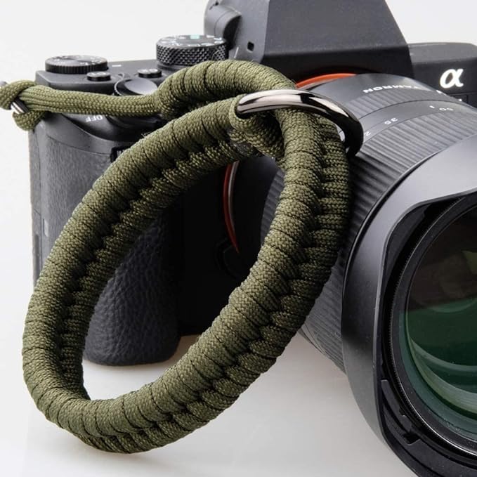 Camera Wrist Strap - DSLR Mirrorless Camera Quick Release Camera Hand Strap | with Safer Connector （Green） - Image 2