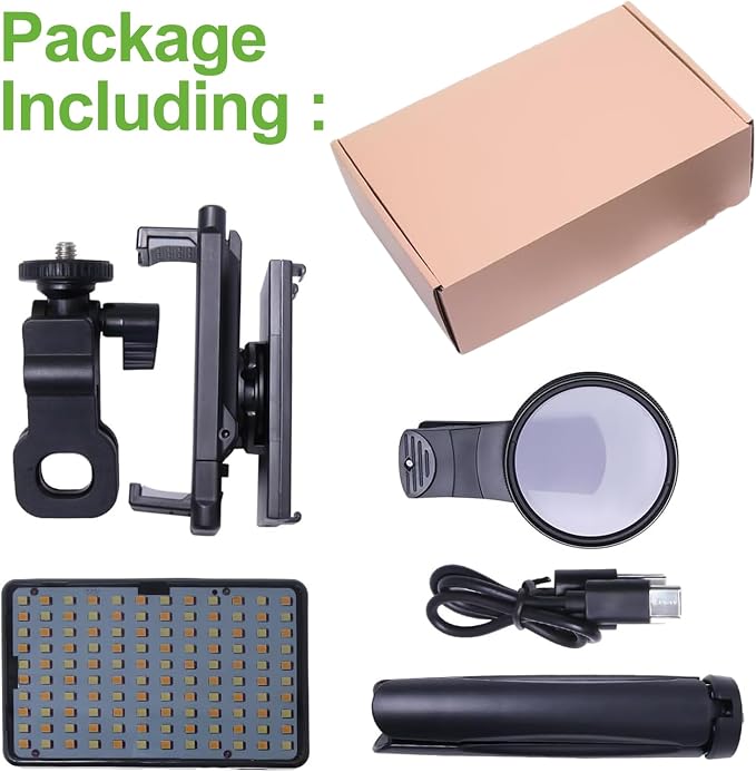 Tattoo Light Photography Kit, 120 LED Lights, CPL Filter | Tripod & Phone Holder to Remove Glare & Capture True Colors professional Tattoo Supplies - Image 5