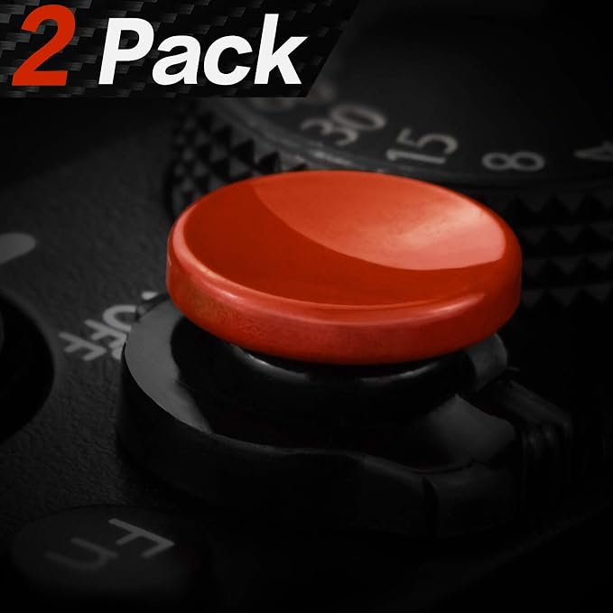 Red Soft Shutter Release Button - Pure Copper for Fuji X100VI X100V XT5 | 2-Pack Camera Shutter Button, Anti Shake, Multi-Color, for Nikon Zf Leica Canon Fujifilm, Street Travel Daily - Image 8