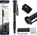 Acuvar Pro Series 72" Camera Monopod with Quick Release Plate, Lightweight 4-Section Aluminum Monopod for DSLR & Mirrorless Cameras, Canon, Nikon, Sony, Fujifilm, Panasonic, Olympus, Pentax by Acuvar