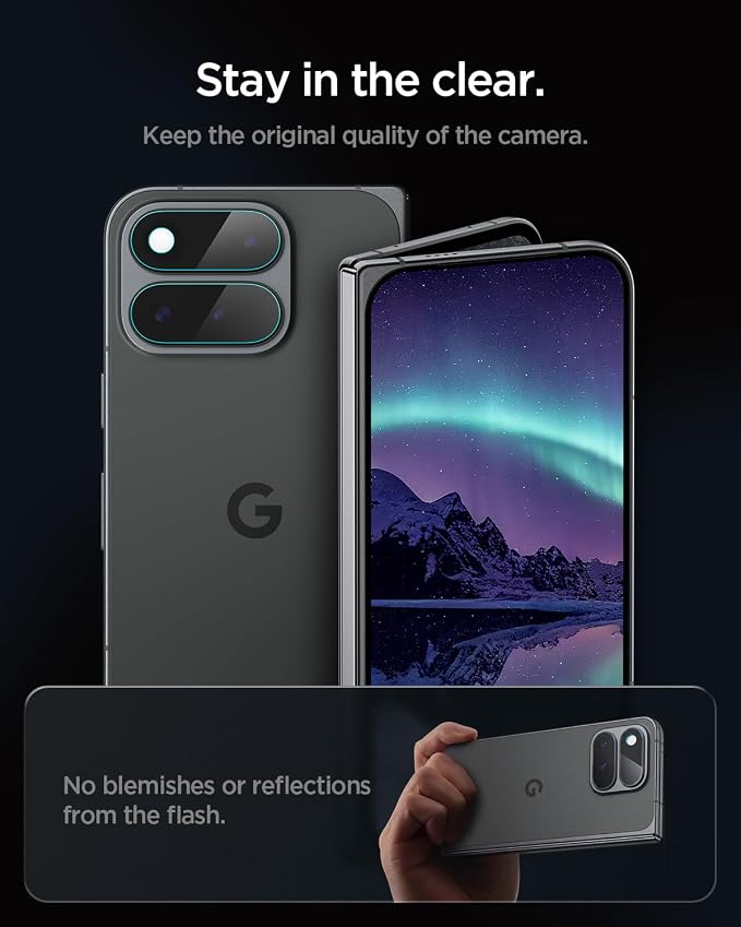 Spigen Glas.tR EZ FIT Pro Optik Camera Lens Protector for Pixel 11 Pro Fold - Image 6