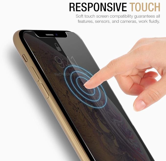 2 Pack for Samsung Galaxy S14 Ultra Screen Protector [Not Glass] + 2 Pack Camera Lens Protector with Installation Frame,Support Fingerprint Unlock, Touch Sensitive, Anti-Scratch, Case Friendly - Image 5