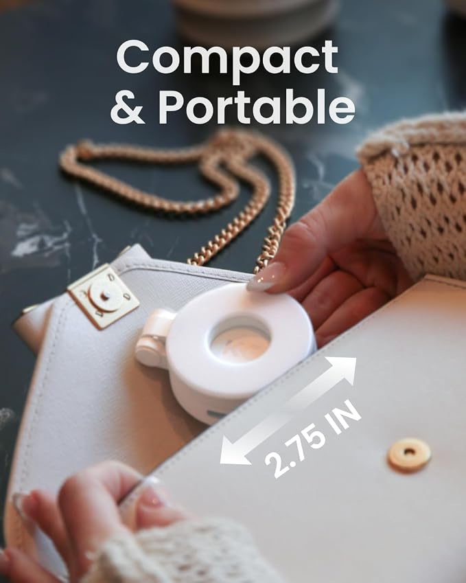 KraftGeek Magnetic Selfie Light for iPhone, Portable Ring Light for Phone | Rechargeable Phone Ring Light, Pocket Sized, 40 LEDs, Mini Cell Phone Selfie Light for Video Recording, Vlogging & Travel - Image 5