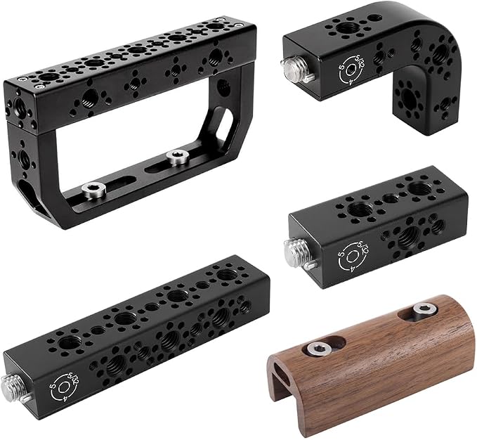 Universal Arri Positioning Top Handle Fixture Handle, Suitable for Camera Rabbit Cage Video Equipment Gimbal Stabilizer (Black) - Image 3