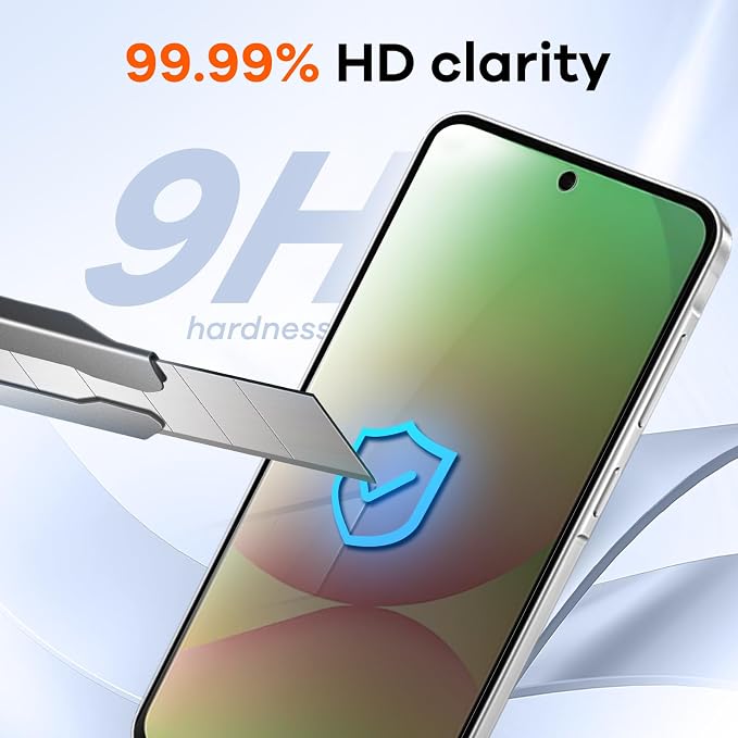 4+4 Pack for Samsung Galaxy A56 5G Screen Protector Camera Lens Protector | 9H Tempered Glass Cell Phone Protector Phone Camera Lens Protector - Image 4