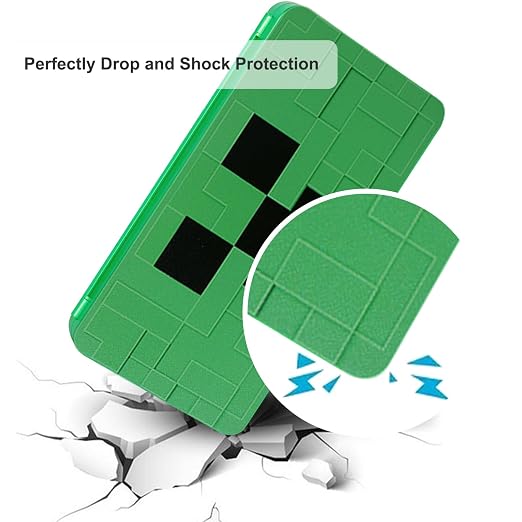 Game Card Case for Nintendo Switch/Switch 2/OLED/Lite, Portable Switch Game Case Magnetic Closure Games Holder with 24 Slots for Games Cards & SD Cards Durable Cartridge Cases Hard Shell, Green - Image 4