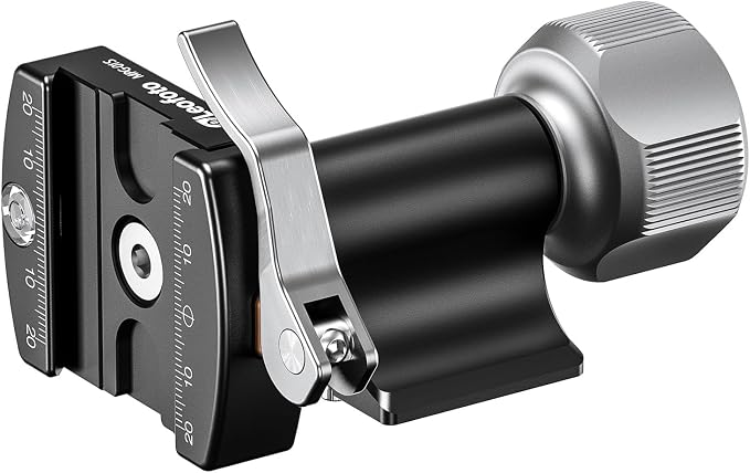 Leofoto MPG Monopod Head, Side Mount Tilt Head, 360° Vertical Tilting, 3/8" Mounting Thread, Arca Compatible (MPG-01S) - Image 2
