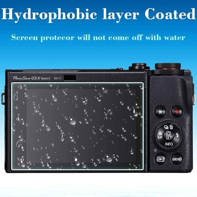 ULBTER Screen Protector for Canon G7X Mark II G7 X G9X Mark II G9 X G5X II | [3Pack] Tempered Glass for Canon PowerShot G5X II / G5 X / G7X II / G7 X / G9X II / G9 X Anti-Scrach Anti-Bubble - Image 6