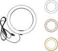 Ring Light OEBLD Dimmable with 3 Light Modes & 10 Brightness Level 360° Rotae LED Ring Fill Lights for Phone Live Stream Makeup YouTube Video Shooting (B(only 10'' Ring Light)) by OEBLD