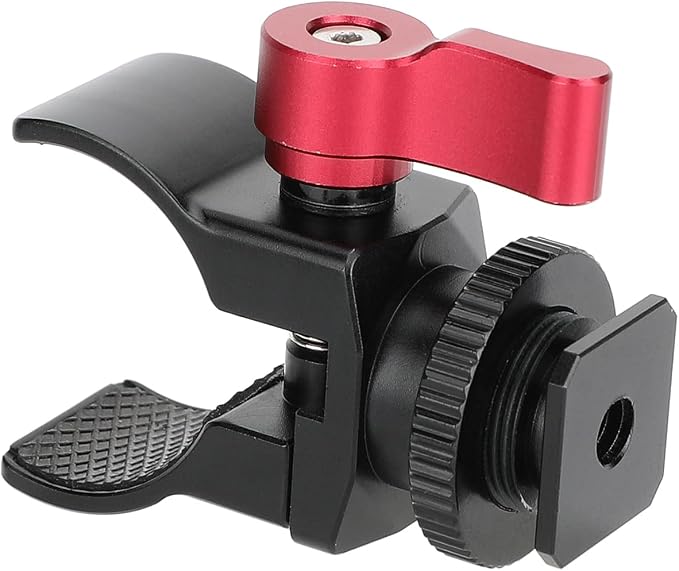 CAMVATE Shotgun Microphone Holder with Shoe Mount Adapter - 3138 - Image 4