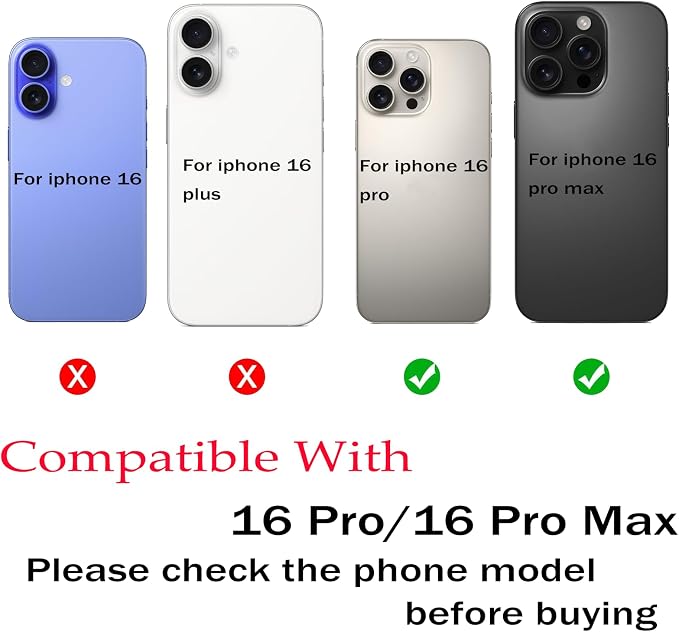 3pcs/Set Back Camera Lens Glass Replacement for iPhone 16 Pro/16 Pro Max Camera Lens Replacement with Pre-Installed Adhesive + Repair Tool Kit, Anti-Lens Scratch & Waterproof - Image 2