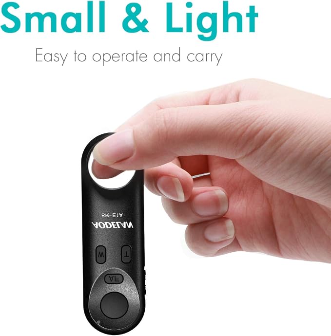 Camera Remote Control for Canon EOS RP, EOS R, R5, R6, M50, M50 II | 6D Mark II, 77D, 850D, 800D, 200D, 250D, EOS Rebel SL2, Rebel T7i, T8i, 90D, EOS M6 Mark II, SX70 HS; Replaces Canon BR-E1 - Image 3