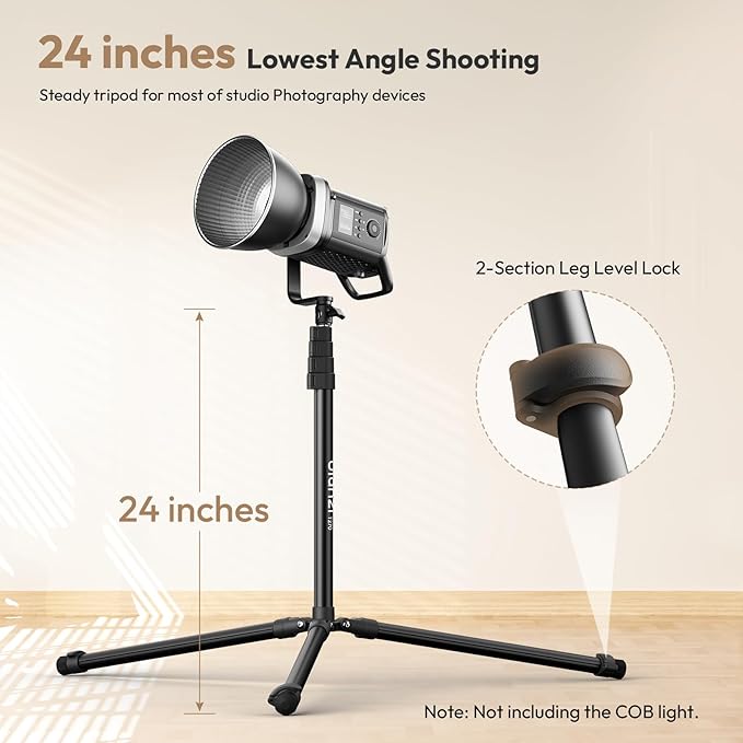 ULANZI T270 Light Stand - 8.8FT/270cm Adjustable Photography Light Stand Tripod, Aluminum Portable Studio Lighting Stand for Softbox, LED Video Light, Reflector, Strobe, Photo Video Photography | Aluminum Portable Studio Lighting Stand for Softbox, LED... - Image 4