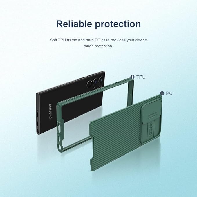 Mangix for Samsung Galaxy S22 Ultra Case with Camera Cover,Slim Fit Thin Polycarbonate Protective Shockproof Cover with Slide Camera Cover, Upgraded Case for Samsung Galaxy S22 Ultra (Black) - Image 6