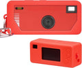 Silicone Case for Kodak CHARMERA Millennium Keychain Mini Digicam Blind Box | Soft Keychain Camera Sleeve, Precise Cutouts, Case-On Charging & SD Card Access, For Collectors & Daily Carry, Red by paiyule
