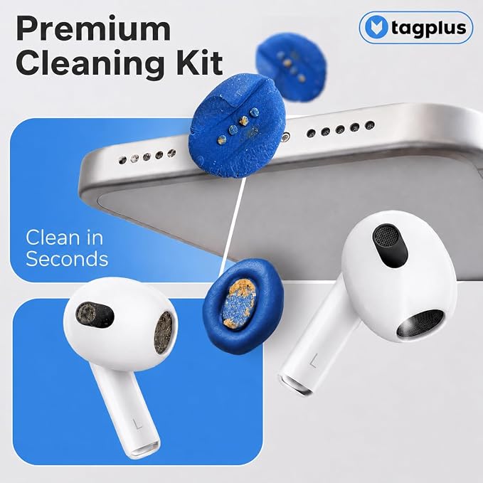 for Airpod Cleaner Kit + Pro Cleaning Tool - Compatible for Earbud Cleaning kit for iPhone Cleaning Kit for iPhone Cleaner Kit for Airpods Cleaning Kit Cleaning Clay Phone Cleaning Kit - Image 2