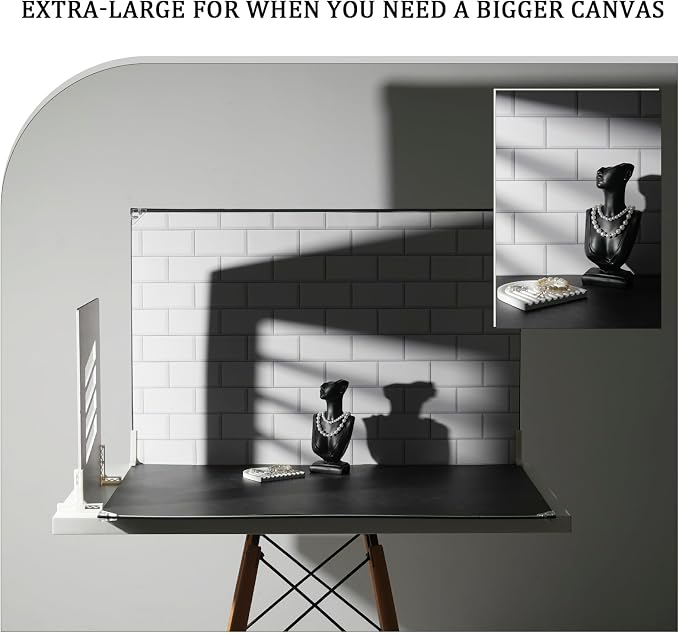 Photography Backdrops with Shadow Boards, 23x35in, 10 Pcs Background Paper | 20 Patterns, Photo Backdrop Board, For Tabletop Small Shooting, Background for Photos - Image 3