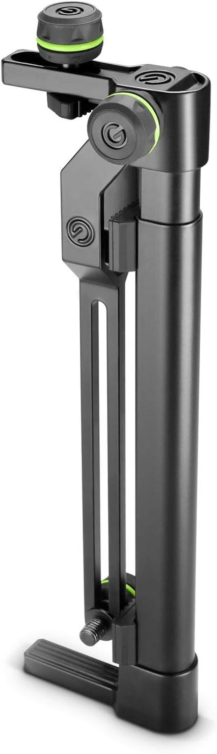 Gravity Microphone Holder MS CAB CL 01 S Cab Clamp Microphone Holder for Guitar Amplifiers Short Version, black by GravityStands