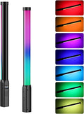 ULANZI VL119 Handheld Light Wand RGB LED Video Light Stick for Photography | 2500-9000K CRI95+ 20 Effects 3300mAh Rechargeable Tube Light with 1/4" Screw & LCD Display for Handheld, Tripod, Light Stand by ulanzi