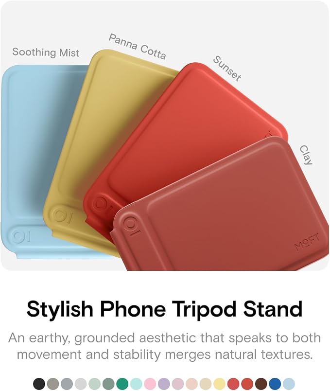 MOFT Phone Tripod Stand, Portable Selfie Stick for iPhone, Mulit-Angle | Pocket Size | Strong Magnets l MOVAS Leather | Magsafe Compatible | Easy to Charge | Stylish |For Content Creators - Image 7