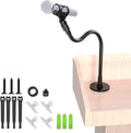 19-Inch Gooseneck Mic Stand, Podium Microphone Holder with Flange Mount | Fits Dynamic Mics, Flexible Adjustable Arm, Podium/Desk/Wall mount, for Podcast, Studio, Lecture, Gaming & Live Streaming by Borenbuir