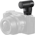 Sony Vlogger Shotgun Microphone ECM-G1, Auxiliary | When connected via, Wind screen for trouble-free outdoor shooting, Auxiliary, Large-diameter, 14.6 mm capsule, Small, Compact by Unknown