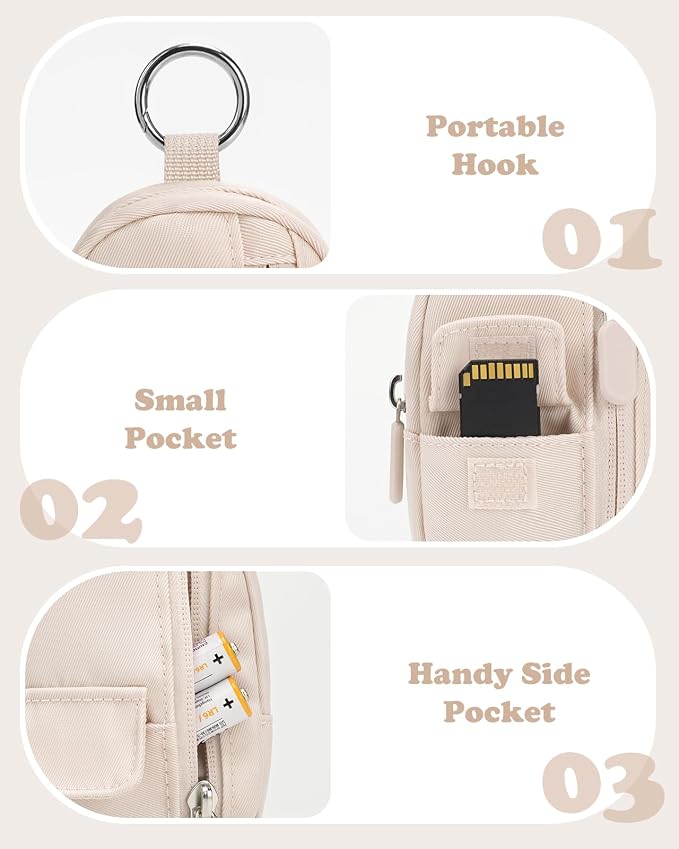 Soft Camera Case for Digital Camera KODAK PIXPRO FZ55/ FZ45/CAMKORY DC403 | Travel Camera Pouch, Carry Case Bag Cute Small - Image 6
