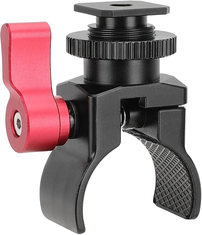 CAMVATE Shotgun Microphone Holder with Shoe Mount Adapter - 3138 - Image 5