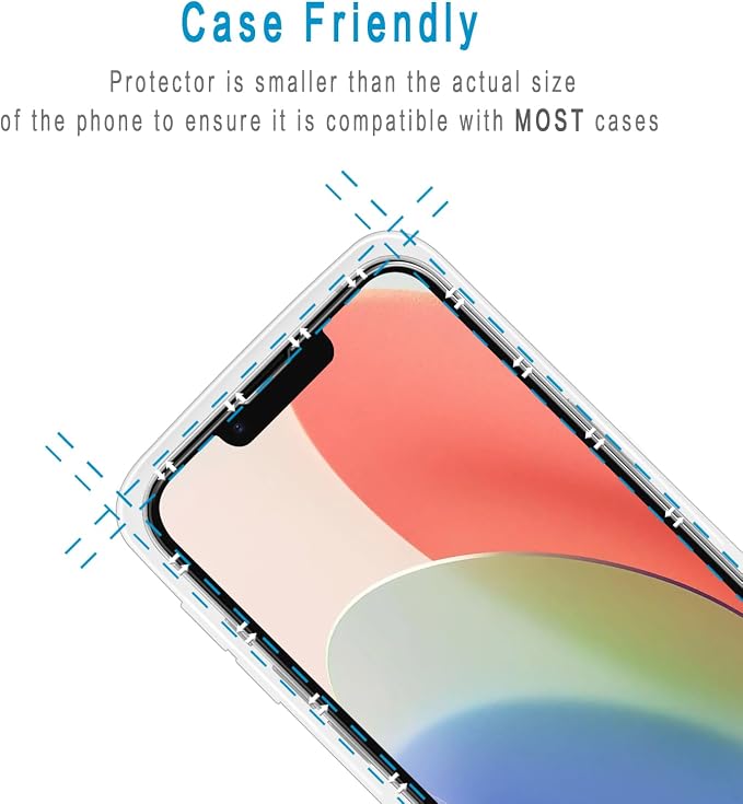 2+2 Pack Screen Protector for iPhone 17e/iPhone 16e Tempered Glass | with Camera Lens Protector, 9H Hardness, Anti Scratch, Bubble Free - Image 6