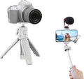 MT-08 Mini Tripod for Camera, 1/4" Mount Universal Portable Camera Tripod | Compatible with DJI OSMO 360/Pocket 3/Pocket 4 /4P/Luna/Insta360x5/iPhone/Sony/Xtra, Extendable Handheld Video Shooting Stand by ulanzi