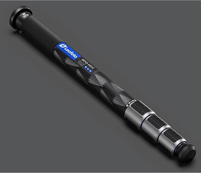 Leofoto MPQ 40mm Monopod, Premium Carbon Fiber, Water-Resistant, Convertible Mounting Stud, Wrist Strap (MPQ-404C) - Image 4